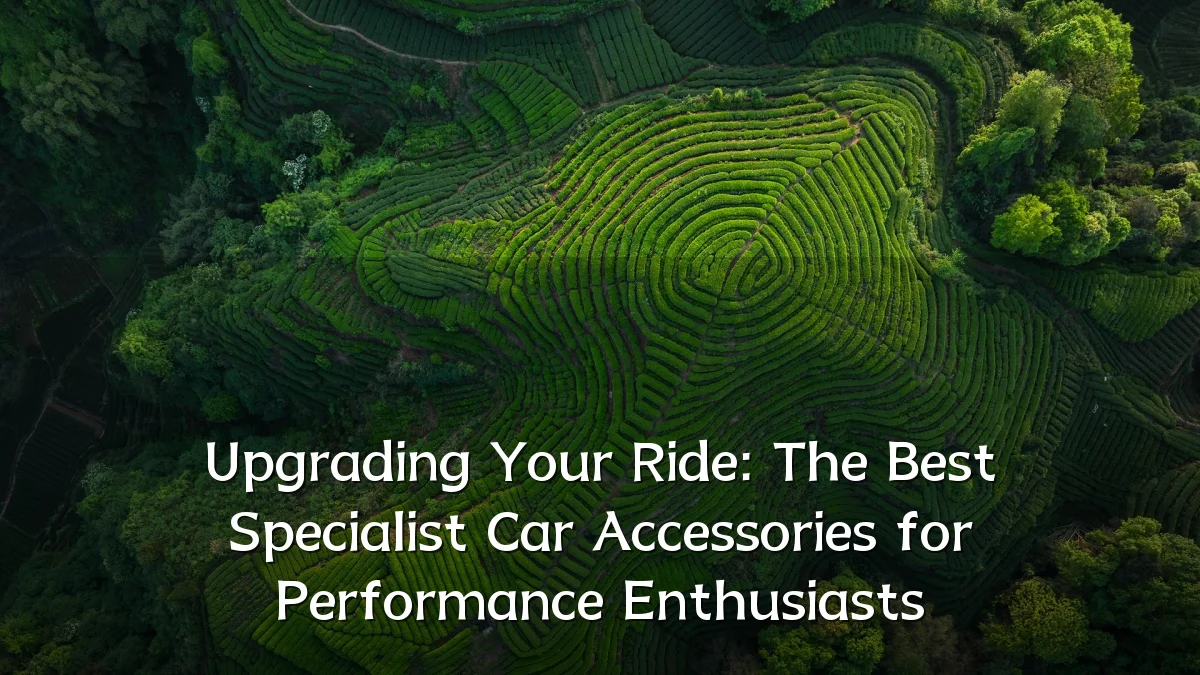 Upgrading Your Ride: The Best Specialist Car Accessories for Performance Enthusiasts