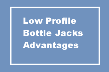 Low Profile Bottle Jacks